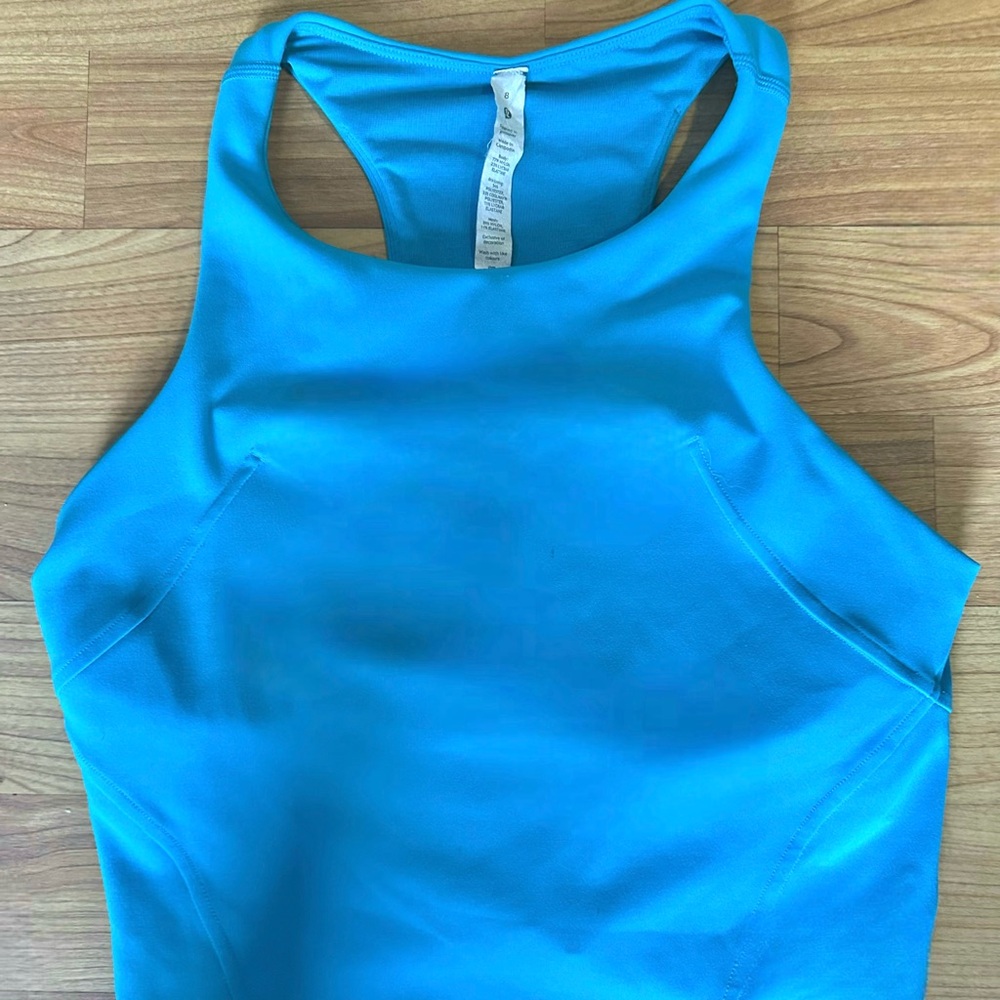 Lululemon Invigorate Tank – Turquoise Tide | Size 8 | Excellent Used Condition